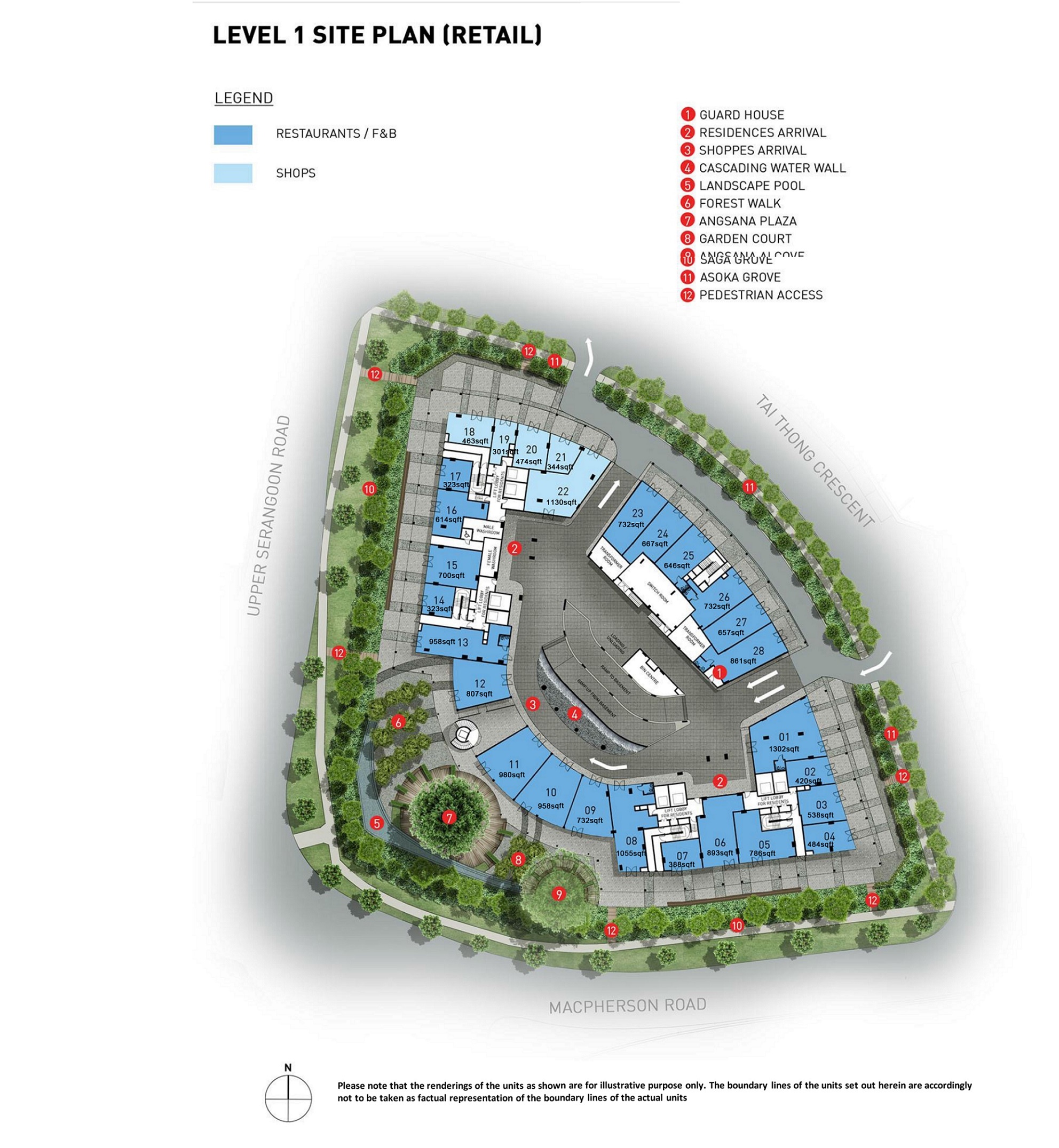 The Venue Site Plan