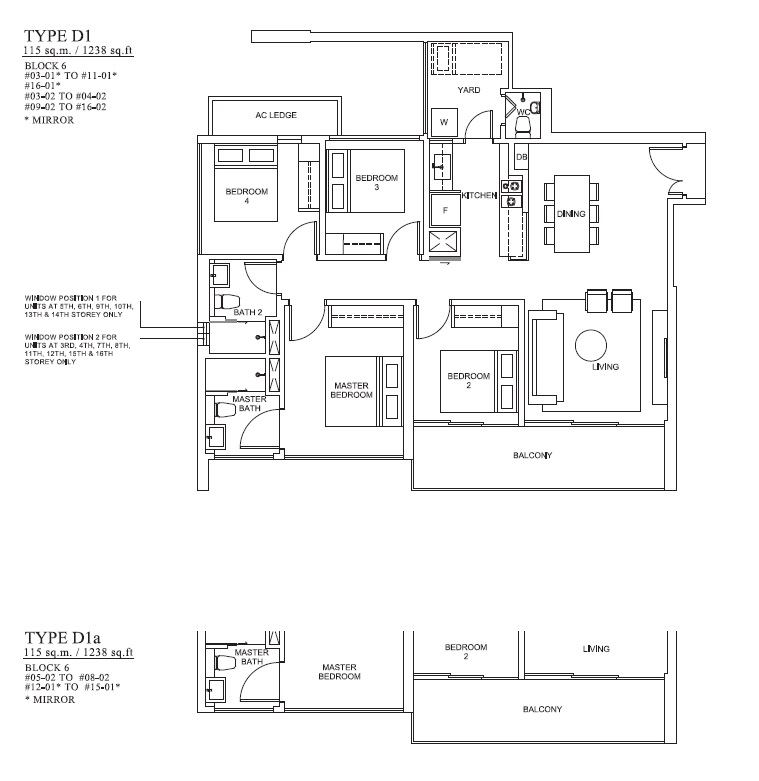 The Venue 1 Bedroom Floor Plan 11